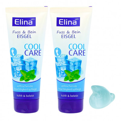 2x Cooling Gel á 75ml Eisgel Kühlendes Fuß Bein Gel Kühlgel Kühlsalbe Sport
