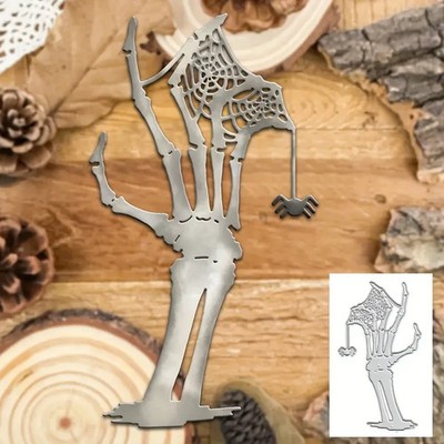 [Spooky Halloween Die] Halloween Skelett Hand Metall Stanzschablone, Scrapbooking