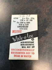 BESTFIT Mainspring 695M for AS 727, Gruen 45, 47, ETA 1100-1129, Bulova 11AAC -