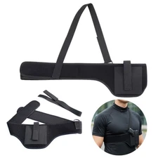 Tactical Underarm Gun Holster Concealment Shoulder Holster for All Pistols Black