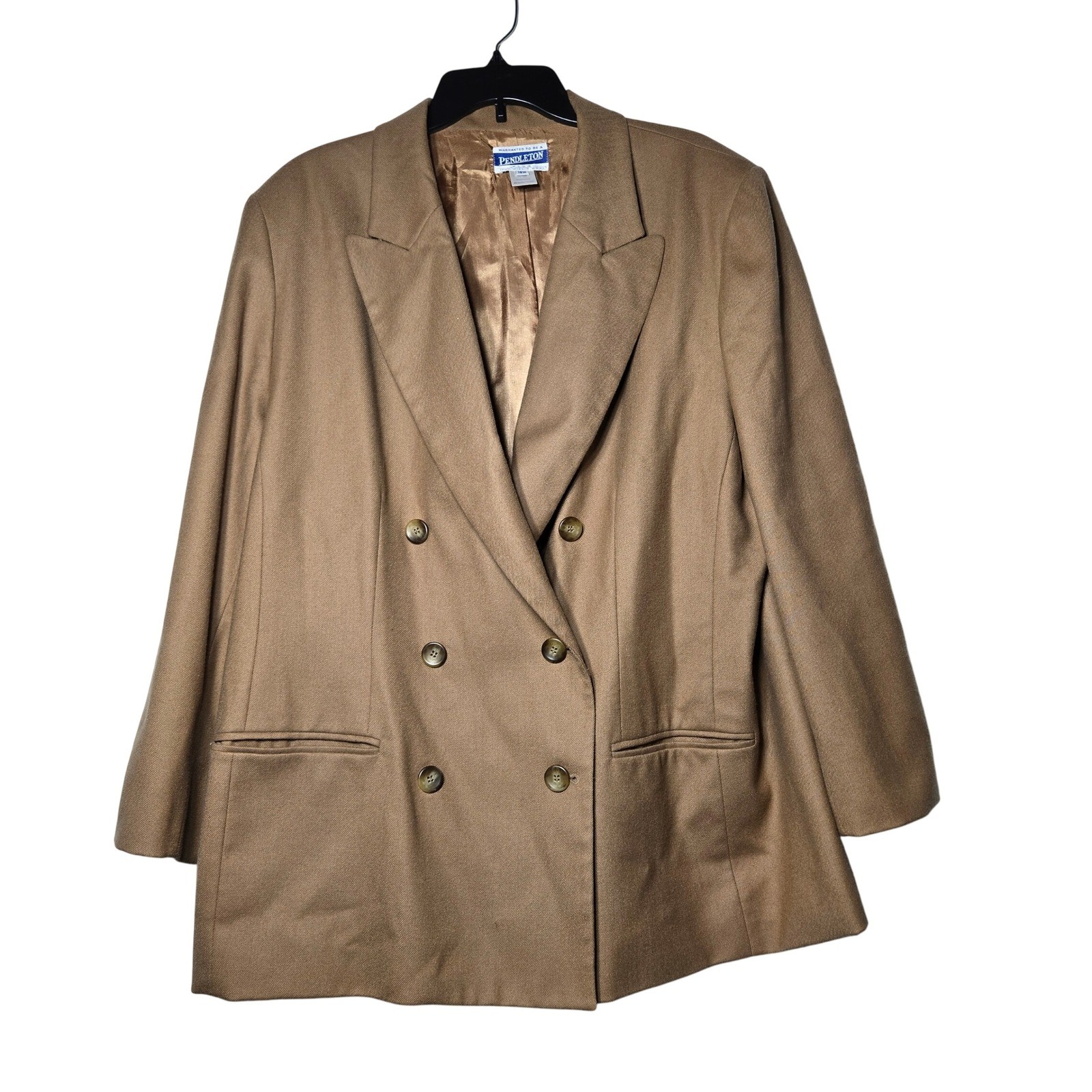 Pendleton Double Breasted Wool Blazer Jacket Plus… - image 1