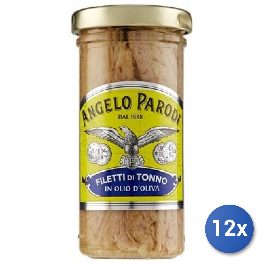 12X Multipack Angelo Parodi Tuna Fillets 150G