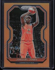 2021 Panini Prizm WNBA #29 Jonquel Jones Prizms Orange 01/50 First