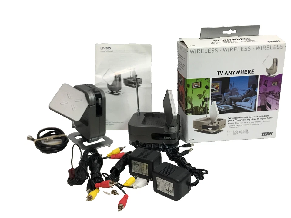 Terk Leapfrog LF-30S RX 2.4 GHz Wireless Audio Video Transmitter Receiver System - Image 2 of 4