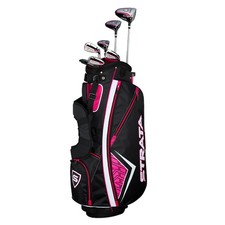 NEW Lady Callaway Golf Strata Complete 11 Piece Set Black/Pink Womens