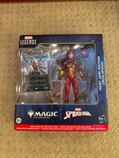 Marvel Legends Magic The Gathering SpiderMan Mary Jane Watson Iron Spider W card