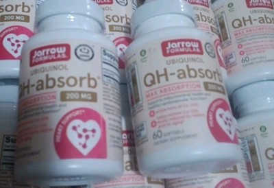 24x Jarrow Formulas QH-absorb 200 mg - 60 Softgels -High Absorption Co-Q10 11/28
