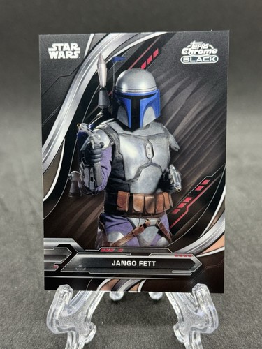 2024 Star Wars Topps Chrome Black - Jango Fett No 65