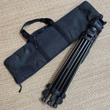 LIBEC TH-X Tripod System Video Camera Head Tripod And Padded Case