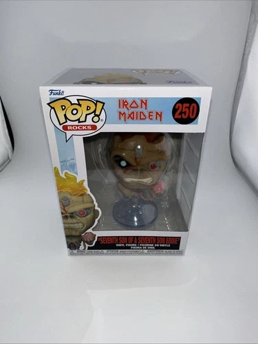 Funko Pop! Rocks: Iron Maiden - Seventh Son Of A Seventh Son Eddie W/ Protector!
