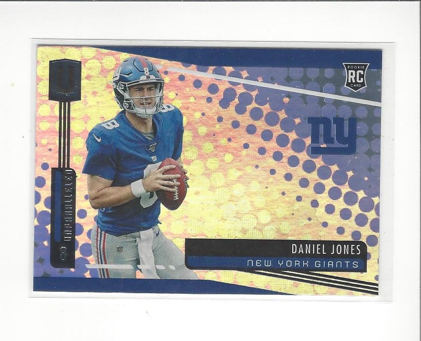 2019 Panini Unparalleled #206 Daniel Jones RC Rookie Giants Colts