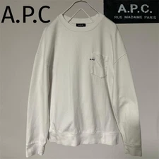 A.P.C. Pocket Sweat Trainer Heavy Weight Men's tops, popular brands, popular des