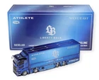 GCD Liberty Walk LB Truck Mitsubishi Fuso Super Great Chrome Blue Truck 1:64