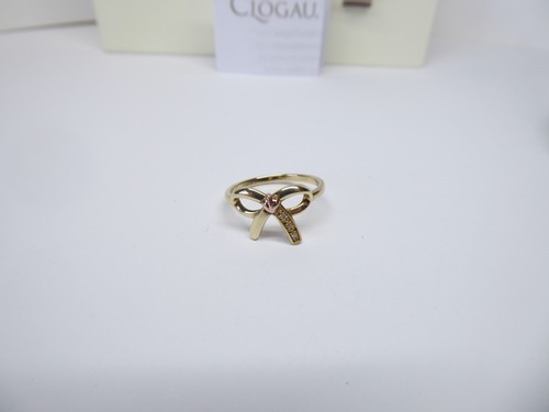 Anillo Arco de Diamantes Clogau de Oro Amarillo y Rosa Talla M Precio de venta sugerido por el fabricante £300 - Imagen 4 de 6