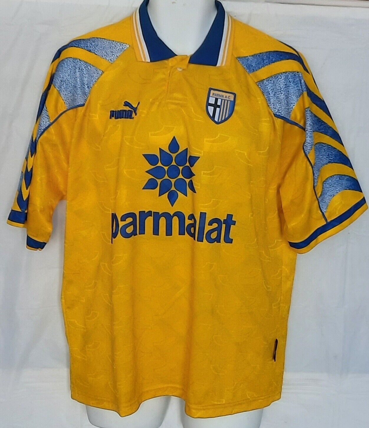 Parma A.C. Authentic Puma Jersey Size XL | eBay