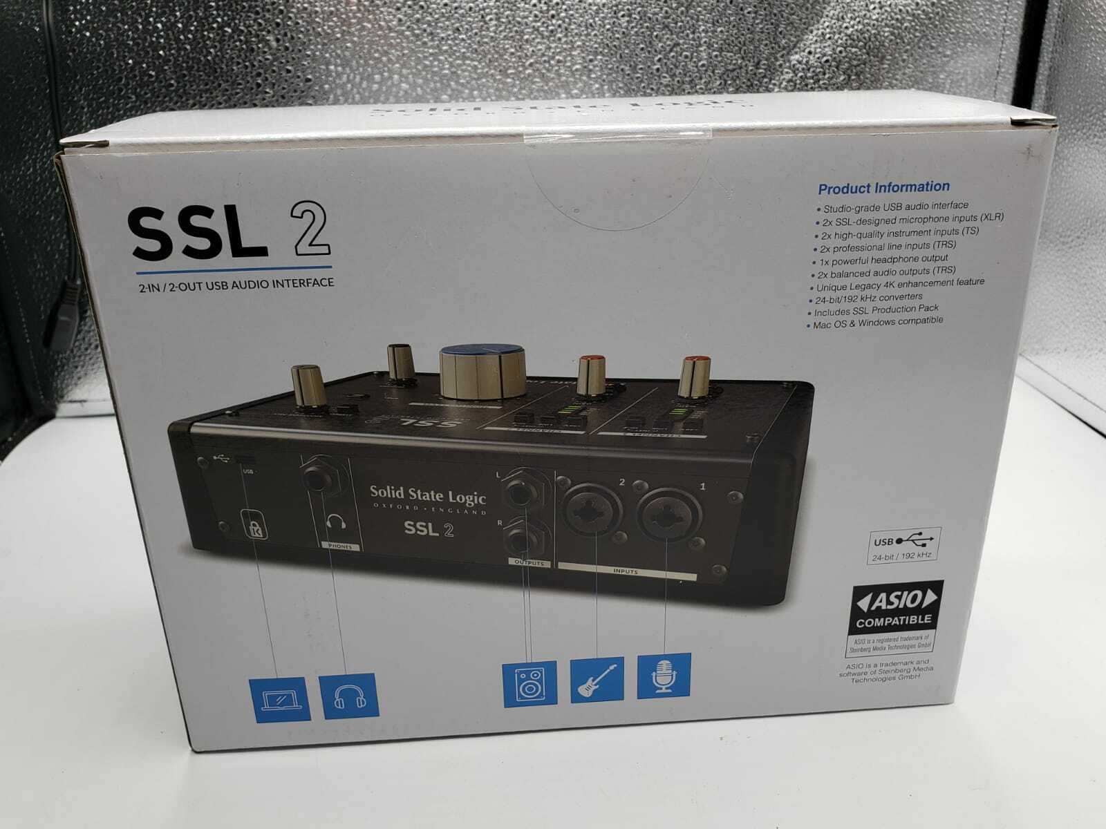 Solid State Logic (SSL) SSL 2 Audio Interface BRAND NEW OPEN BOX LOOK !!!