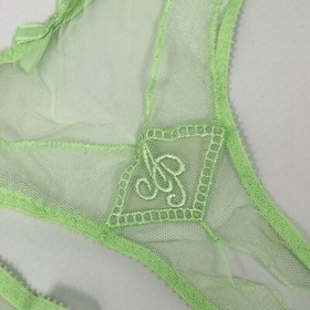 Agent Provocateur Casper Mint Green Ouvert Brief AP3 Medium NWT