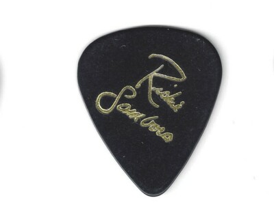 Bon Jovi Richie Sambora Guitar Pick Gold on Black from 1988 New