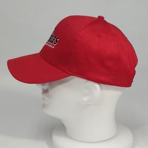 Terrible's St Jo Frontier Casino Snapback Hat Red Cap Adjustable Vtg Nissun Flaw - Picture 4 of 18
