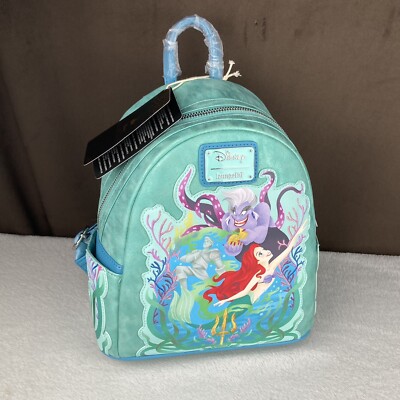 NEW w/ TAGS! Loungefly Disney Princess Little Mermaid Ariel Ursula