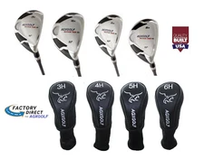 AGXGOLF Senior Mens Magnum XS 3, 4, 5 & 6 Hybrid Iron Set Right Hand Reg Length