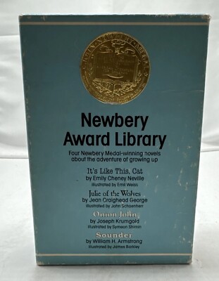 Newberry Award Library Its Like This Cat Julie of the Wolves Onion John Sounder