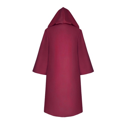 Kids Unisex Cape Halloween Robe Long Sleeve Hooded Cloak Medieval Outerwear - Picture 55 of 72