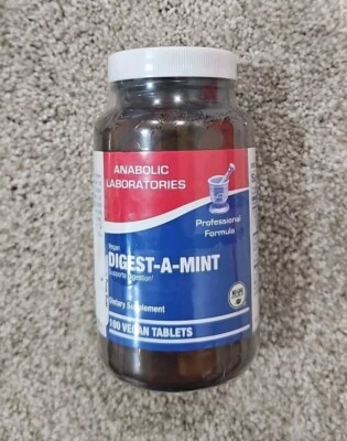 Anabolic Laboratories Digest-A-Mint 100 Vegan Tablets 05/26