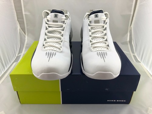 Original 2001 Nike Shox BB4 Vince Carter White/Navy Size 9.5 830218 with OG  Box! | eBay