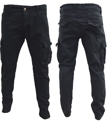 Herren Thermo Cargo Hose Gefüttert Outdoor Arbeitshose Winter  warm gefüttert 4