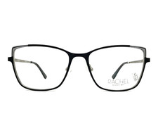 Rachel Roy Eyeglasses Frames NOBLE BLACK Silv...
