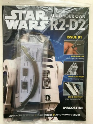 Maßstab 1:2 Deagostini Star Wars Build Your Own R2-D2 Ausgabe 81 komplett mit Teil