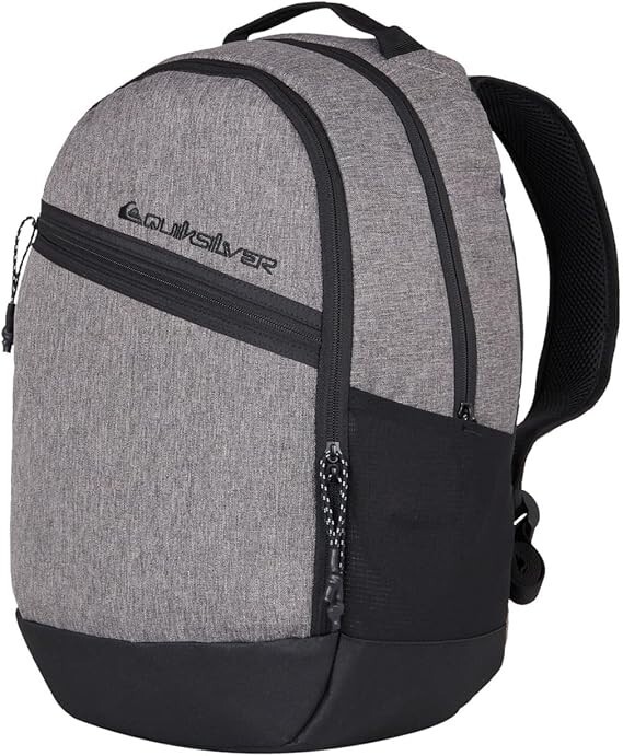 Mochila Grande Quiksilver Schoolie 2.0 30L Gris Jaspeado EQYBP03720 SJEH RRP £50