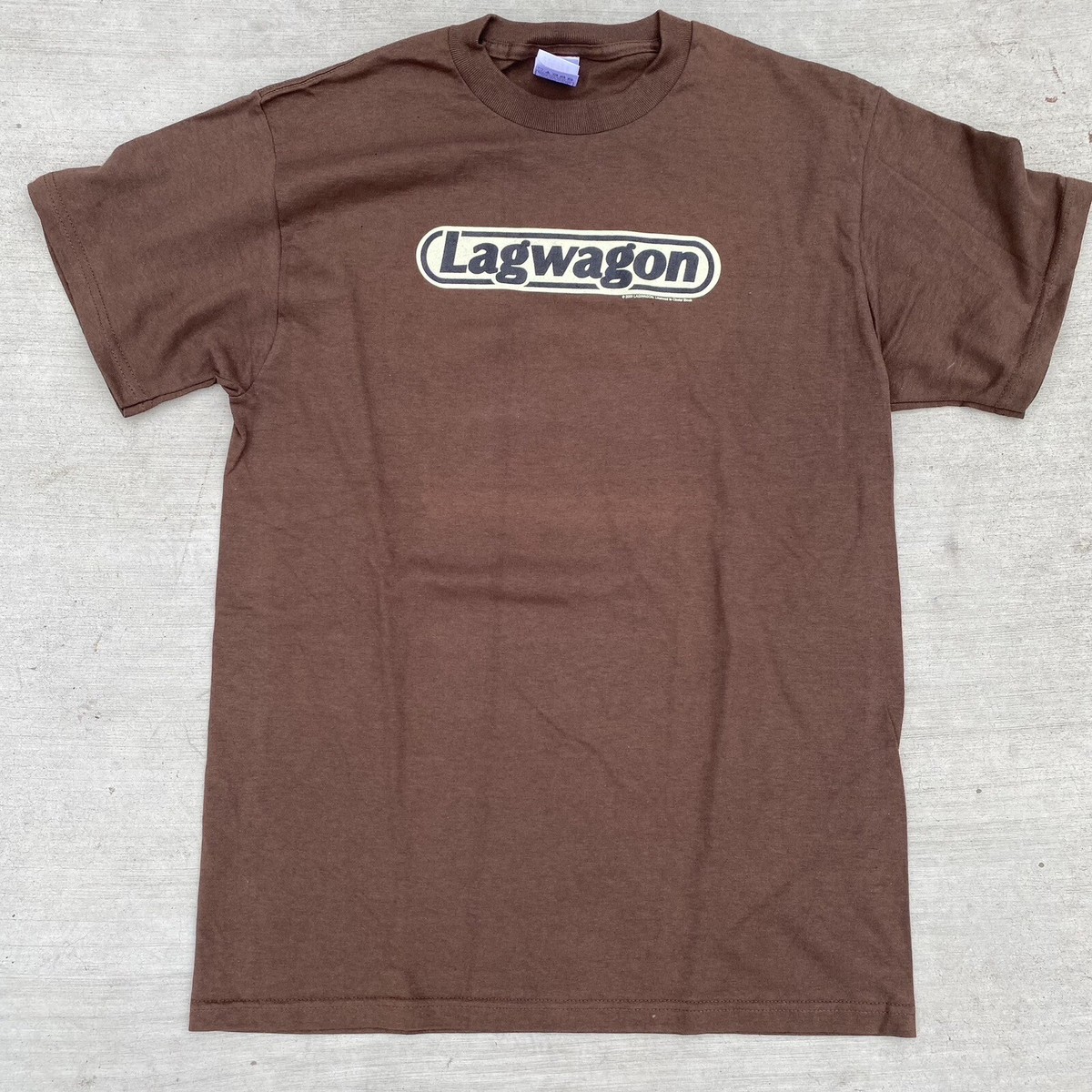 Vintage Y2K 2000 Lagwagon To All My Friends Tee Medium Brown New