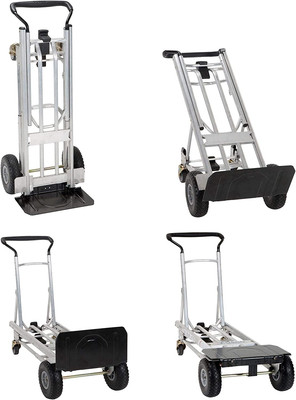 4-In-1 Folding Series Hand Truck with Flat-Free Wheels