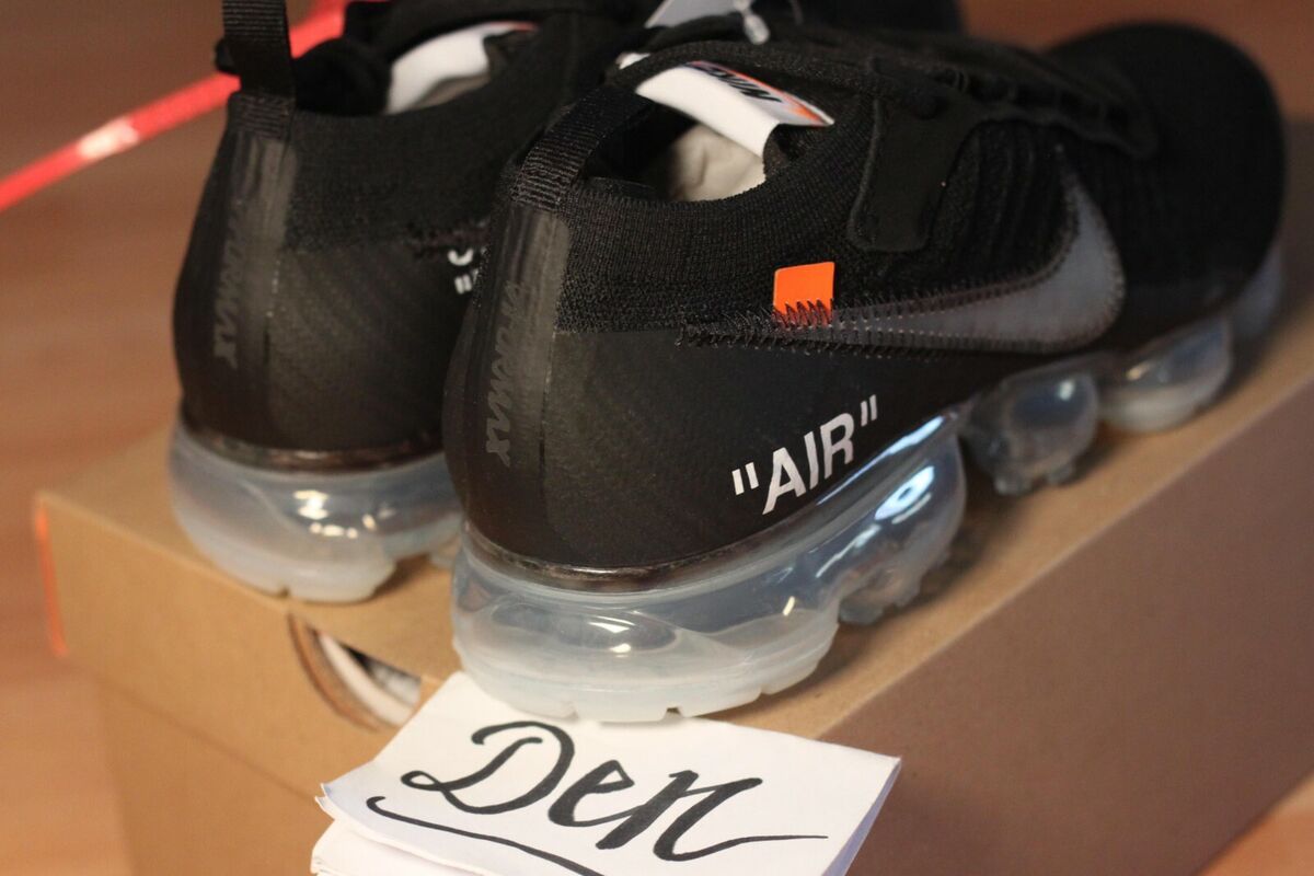 Nike Off White Vapormax Black US 9 42.5 Offwhite OG 2.0 Air Nike Off White Vapormax Black US 9 42.5 Offwhite OG 2.0 Air