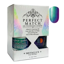 LeChat Perfect Match Metallux Soak off Gel Polish +Nail Lacquer #MLMS05 Hypnotic