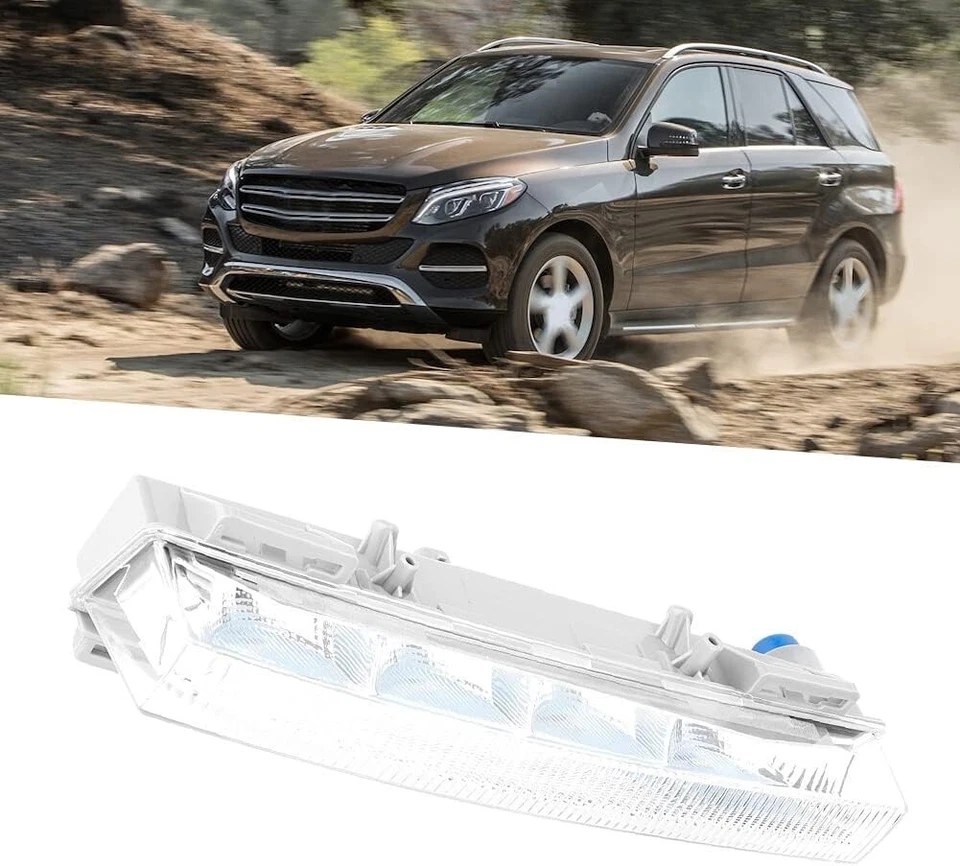 Mercedes-Benz 1 Pair of Fog/Running Lights For MB GLE300d GLE350 GLK250 GLK350 - Image 4 of 4