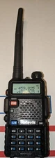 Retevis RT5R VHF UHF Walkie Talkie DTMF 5W Ham Two Way Radio VOX 1400mAh USED