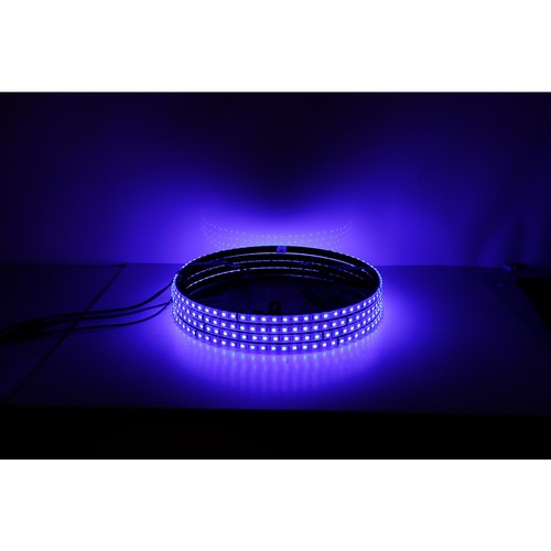 4x Luces de anillo de rueda RGB de 14,5"" Luz LED para llantas de camión Coche Bluetooth APP - Imagen 12 de 16