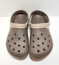 Crocs Classic Clogs Womens 9 Mens 7 Brown/Tan