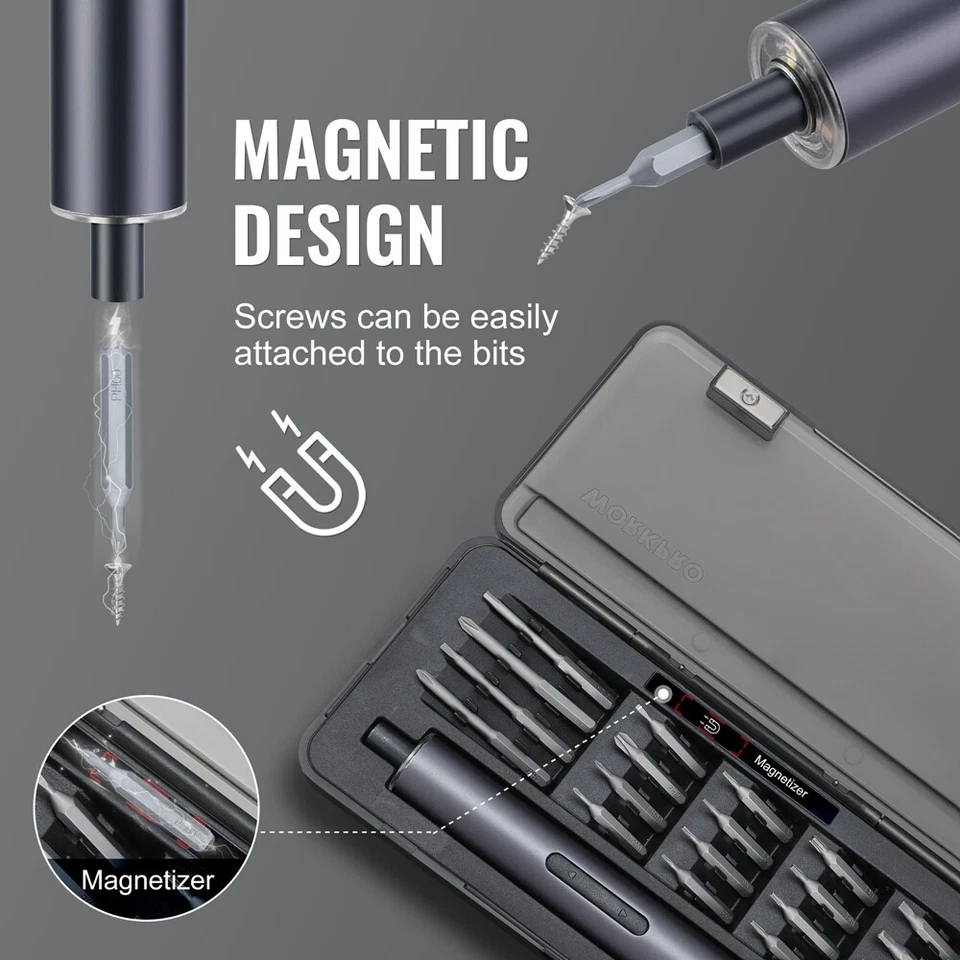 WORKPRO Mini Electric Screwdriver High-Quality Precision Bits for Phone Camera - Image 4 of 4