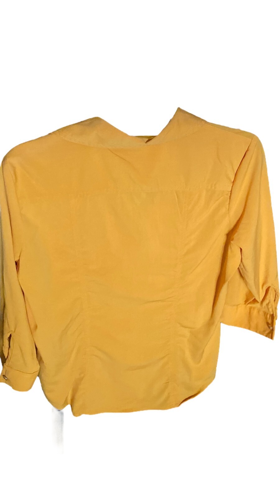 Millenium Women’s Yellow Solid Casual Spread Coll… - image 5