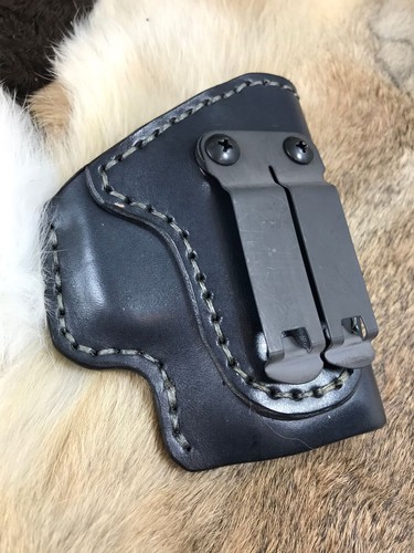 IWB Leather Holster with Monoblock Clip for Walther CCP - Picture 17 of 18