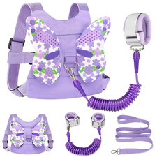 Accmor Toddler Harness Leash  anti Lost Wrist Link, Kids Butterfly Harnesses wi