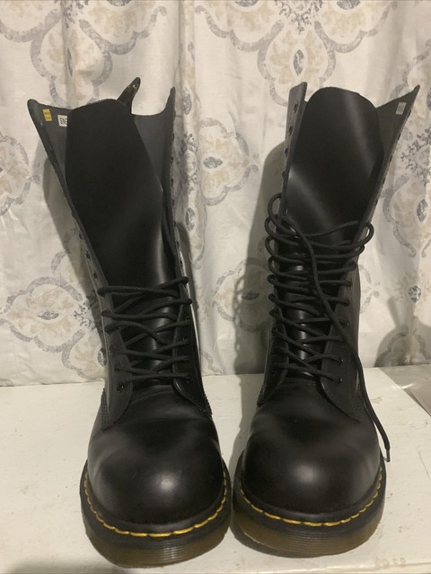 black steel toe doc martens