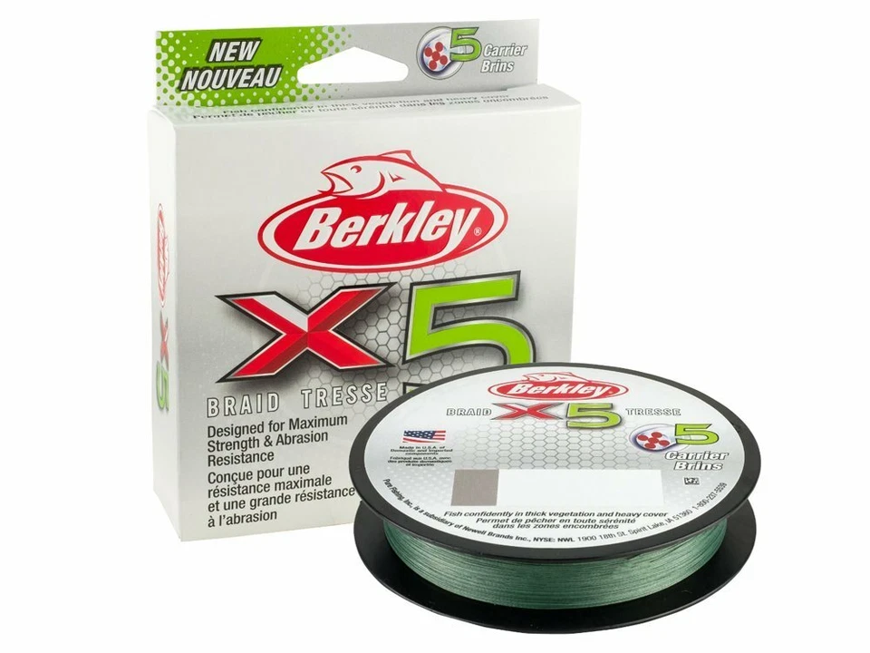 Berkley X5 Braid Low-Vis Green 150m 0.06-0.20mm Tresse - Photo 1/1