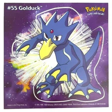 Pokemon Collect 'em Stick-Ups Golduck #55 Large 4” Sticker Priss Prints