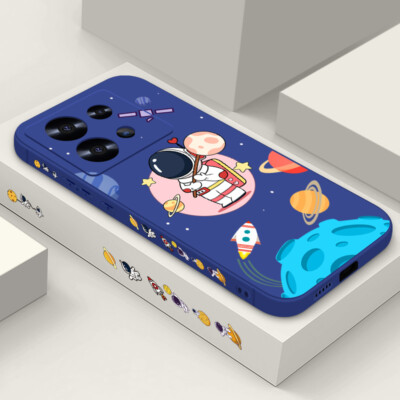 For Xiaomi Redmi Note 13 12 11 Pro Astronaut Shockproof Silicone Slim Case Cover