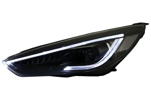 Fari Fanale LED DRL per Ford Focus III Mk3 15-17 Bi-Xenon Look Dynamic Flowing - Foto 8 di 15